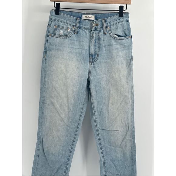 Madewell Jeans Women 25 Light Blue The Perfect Vintage Straight - Picture 3 of 13